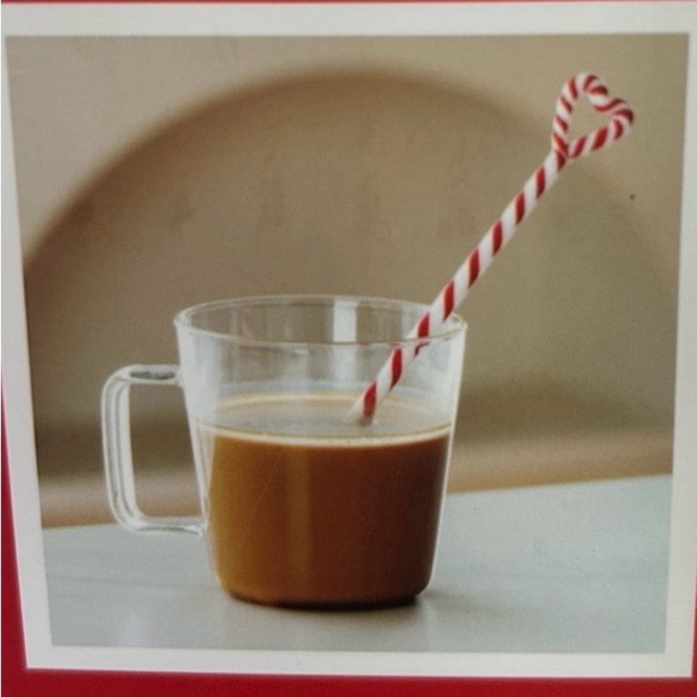CrystalStir Candy Cane Glass Stirrers From Nordstrom 4 NEW
